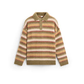 Bright Striped Mohair Sweater
