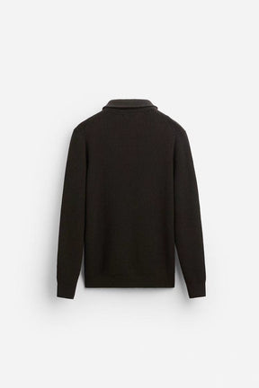 Basic Knit Zip Sweater